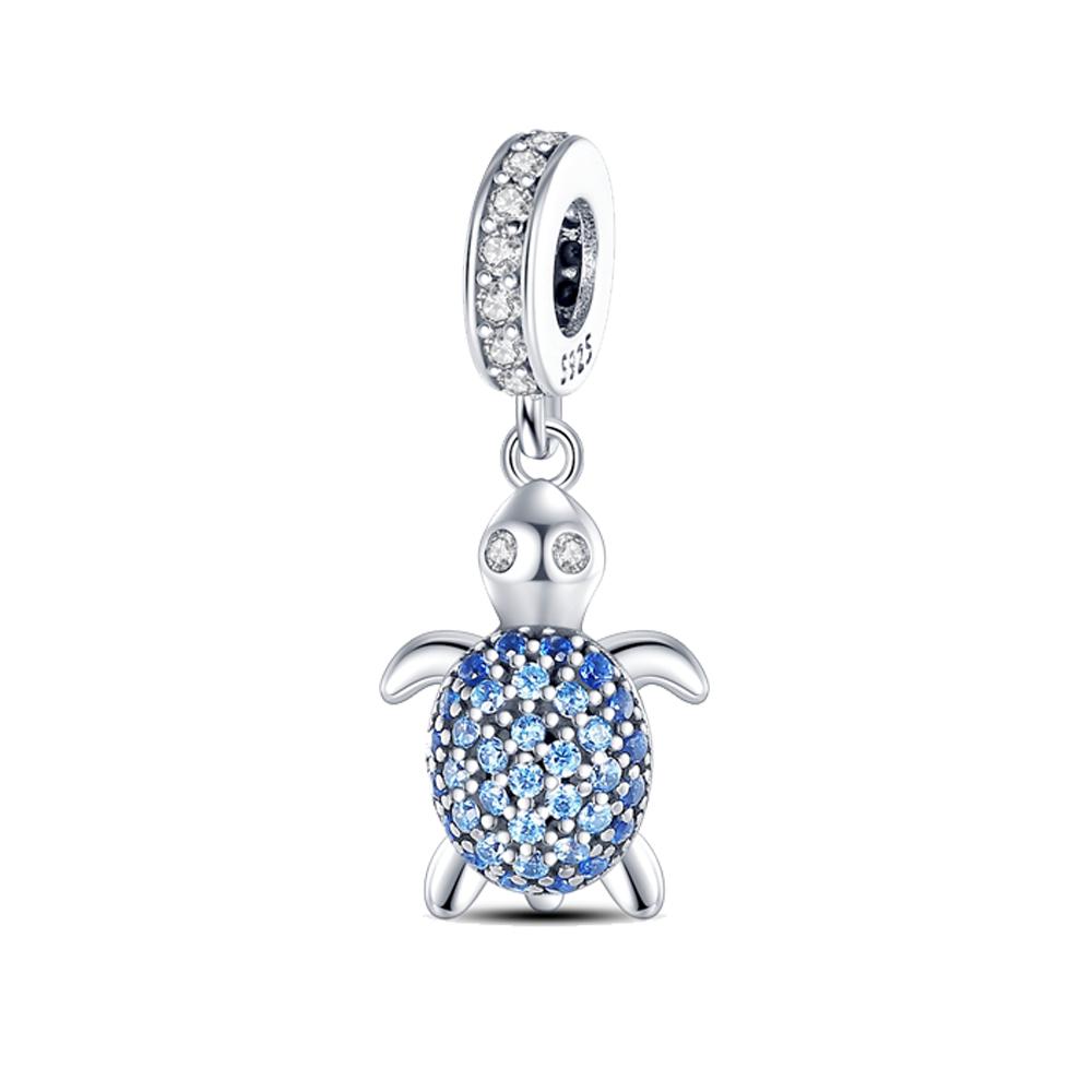 925 Silver Charms Bead Elephant Dolphin Shell Charm Bead Pendant Fits Bracelet Womens Jewelry Gifts