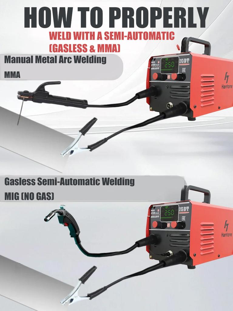 Полуавтоматический сварочный аппарат 3 в 1 MIG/TIG/MMA Светодиодный цифровой дисплей Без газа Для безгазовой пайки железа Инверторные сварочные аппараты IGBT