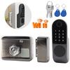 WIFI Door Lock Fingerprint Password IC Card Key Wiring Free Digital Gate Access Control for TUYA
