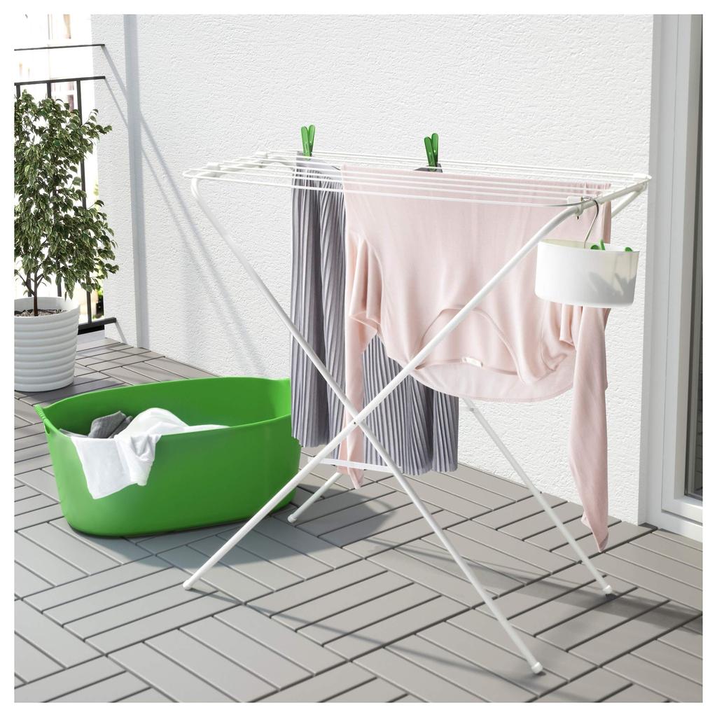 IKEA JALL/Сушильная стойка/Белый [IKEA] (00242891)