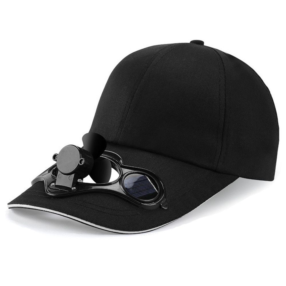 Men Women Travel Hiking Camping Fan Cooling Baseball Hat Novelty Sport Cap Sun Hat