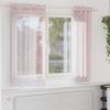 VidaXL Sheer Curtains with Eyelets 2 Pcs Light Pink 140x175 Cm, Net Curtain, Transparent Curtain, Window Voile, 4102084