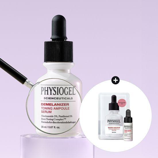 Physiogel Scientifics Demelanizer Toning Ampoule Serum 20ml + 4ml + 1 Sheet Mask