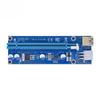 VER009S PCI-E Riser Card Adapter 009S PCIE PCI Express X1 to X16 Extender 0.6M USB 3.0 Cable SATA to 6Pin Power For Video Card