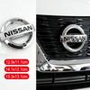 ABS для X-Trail Qashqai Tiida Teana Livina NP300 Sentra Altima Versa Автомобильный Передний Капот Задний Значок Значок Багажника Наклейка