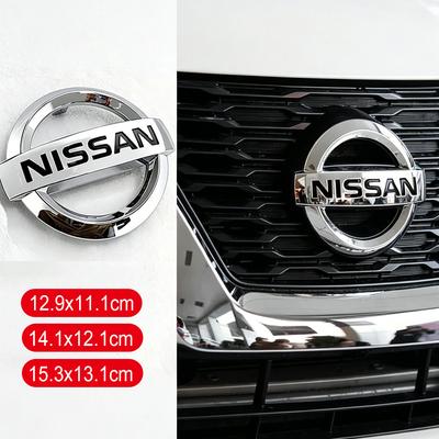 ABS для X-Trail Qashqai Tiida Teana Livina NP300 Sentra Altima Versa Автомобильный Передний Капот Задний Значок Значок Багажника Наклейка