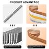 10m/Roll 3D Self-Adhesive Vinyl Wall Trim Line Skirting Border DIY Room Decors Household Waterproof Baseboard Wallpaper Sticker