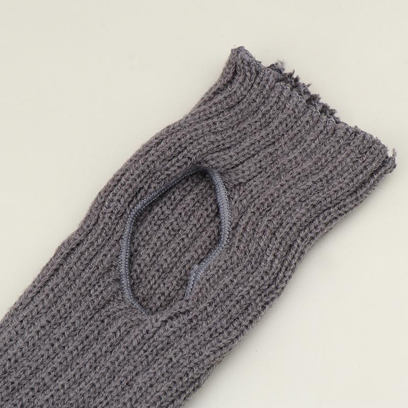 Y2K Winter Leg Warmers Fluffy Goth Accessories Gothic Lolita Knit Long Socks Women Legs Warmers Lady Sock Gothic Stylish Legging