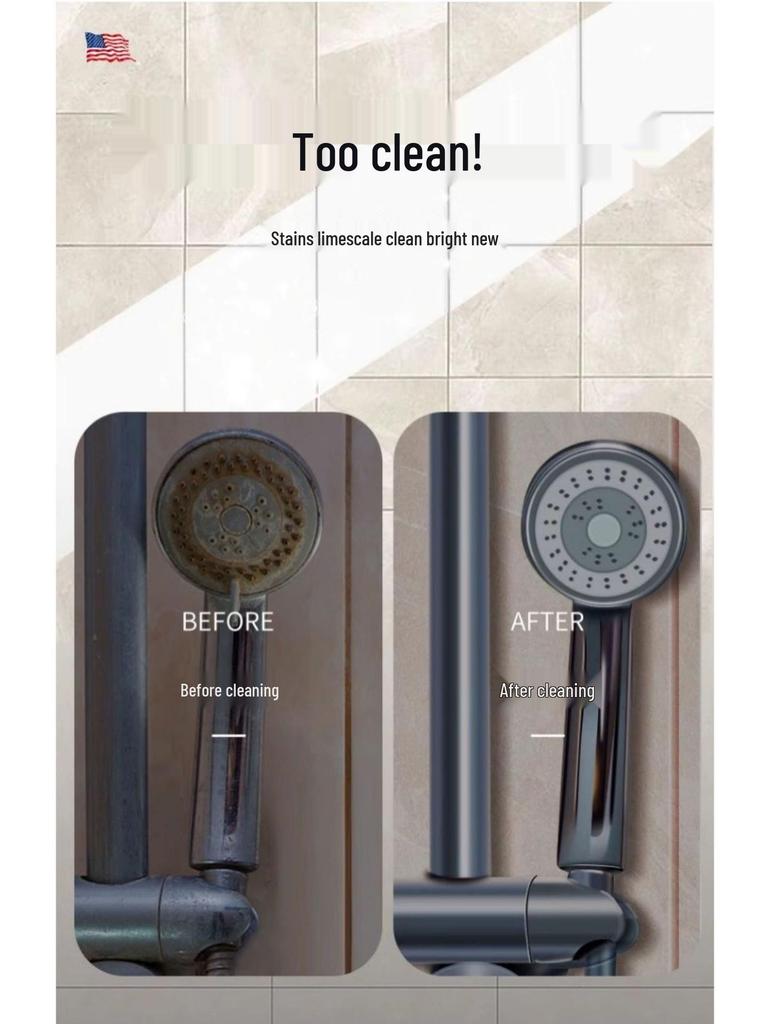 Bathroom Deodorizing Glass & Tile Cleaner Spray - Effective Sterilization & Descaling Solution