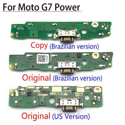 Для Motorola Moto G7 Power USB порт зарядки микрофон док-станция разъемная плата гибкий кабель запасные части