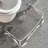 Foot Stool Anti-Slip Design Widened Base Bathroom Safety Stool Squat Position Aid for Toilet Pregnancy Kids