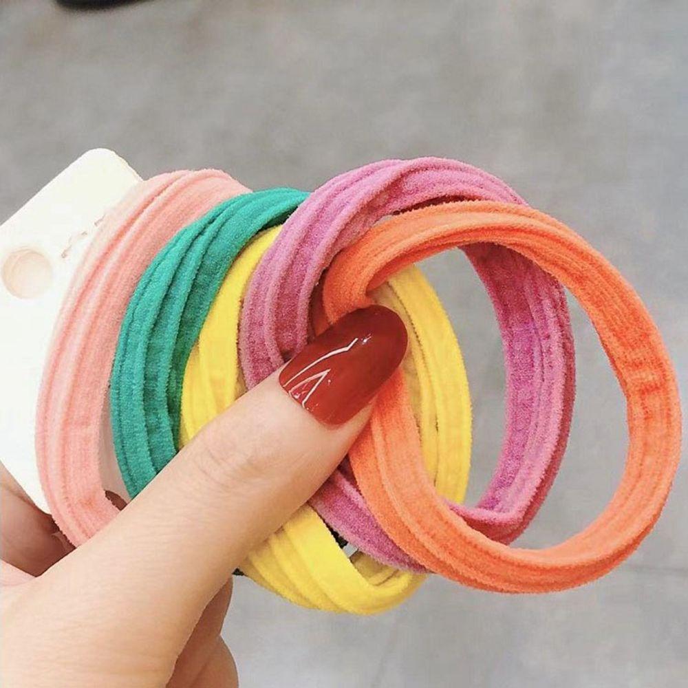 Держатель для хвоста, базовая веревка для волос, эластичная веревка для головы, корейский стиль, резинка для волос, женские резинки для волос