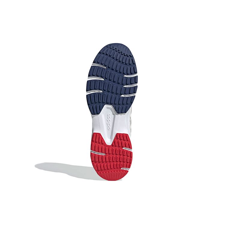 adidas Neo 90S Valasion Удобная ткань Нескользящие Износостойкие Низкие Повседневные Кроссовки для Бега Мужские кроссовки Серый Красный EG8401