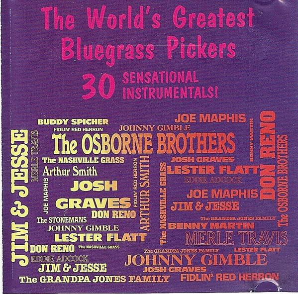 CD VARIOUS - The World's Greatest Bluegrass Pick CD5905 CMH Records US Country Used