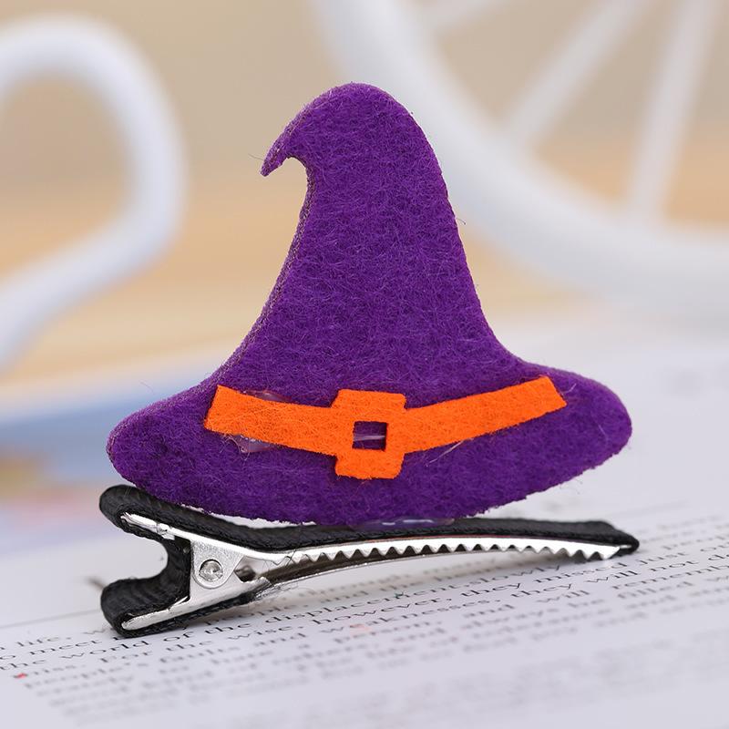 Creative Halloween Dress Up Hairpin Children'S Three-Dimensional Hair Accessories, Cute Cat Pumpkin Bb Clip Bat Hairpin Gift