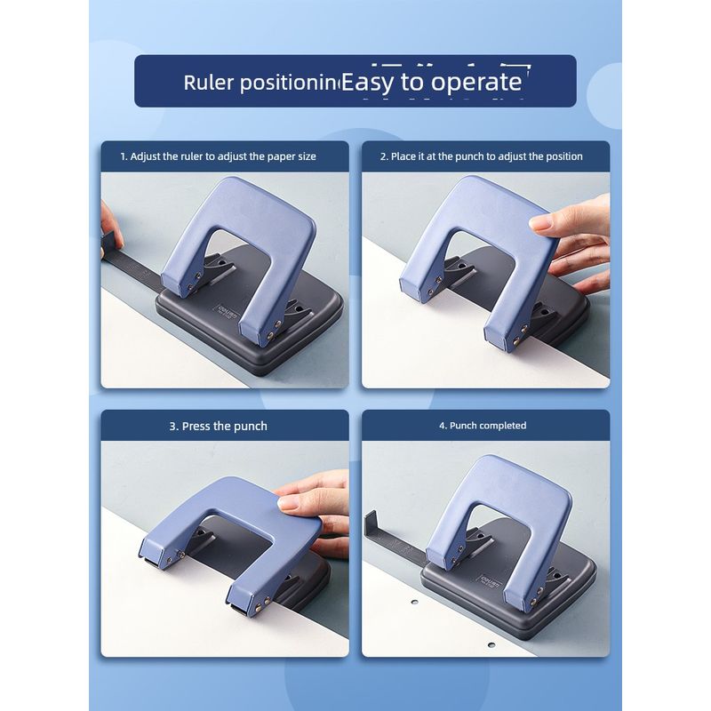 Deli A6a7 Notebook Office Folder Punching Machine