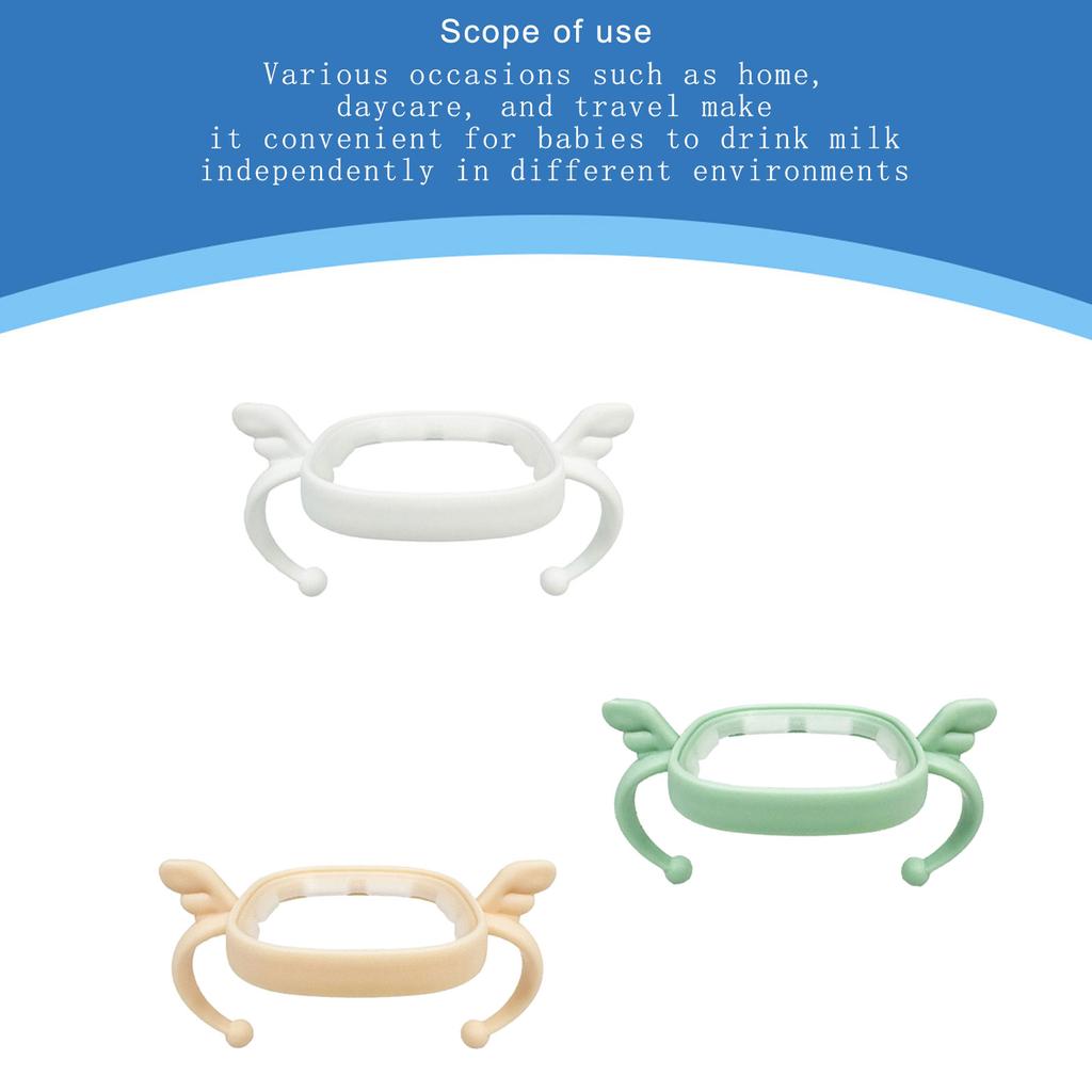 Milk Bottle Handle for Babies Encourages Independent Drinking Secure Grip Bottle Attachment for Hegen Replacement
