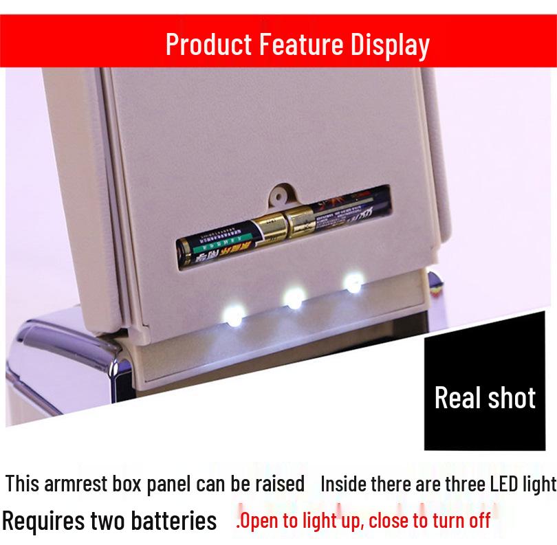 Proton Wira Center Armrest Box Accessory for Storage and Interior Modification