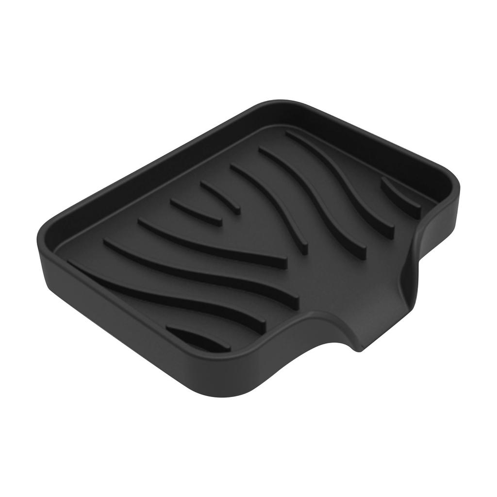 Силиконовая мыльница с , держатель для кускового мыла для душа, ванной комнаты и органайзер для кухонной раковины, самоотводящий поддон для мыла