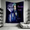 Magic Moments Night Entertainment Wonder Tapestry Wallmounted Background Cloth Atmospheric Background Cloth Home Decor Work Of Art
