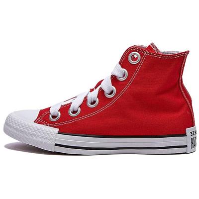 Модные и удобные парусиновые кеды Chuck Taylor All Star с высоким верхом для мужчин и женщин красного цвета