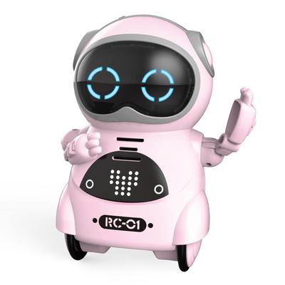 Youcan Robot Карманный Робот Мини-Размера Умный Робот с Возможностями Общения, Танцев и Пения (розовый)