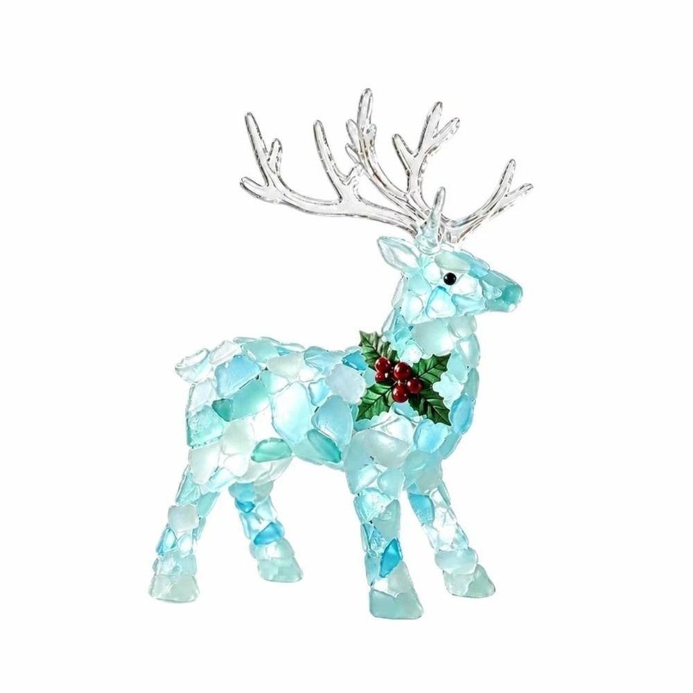 Colorful Holiday Style Sea‑Glass Christmas Ornament Kit Holiday Home Display