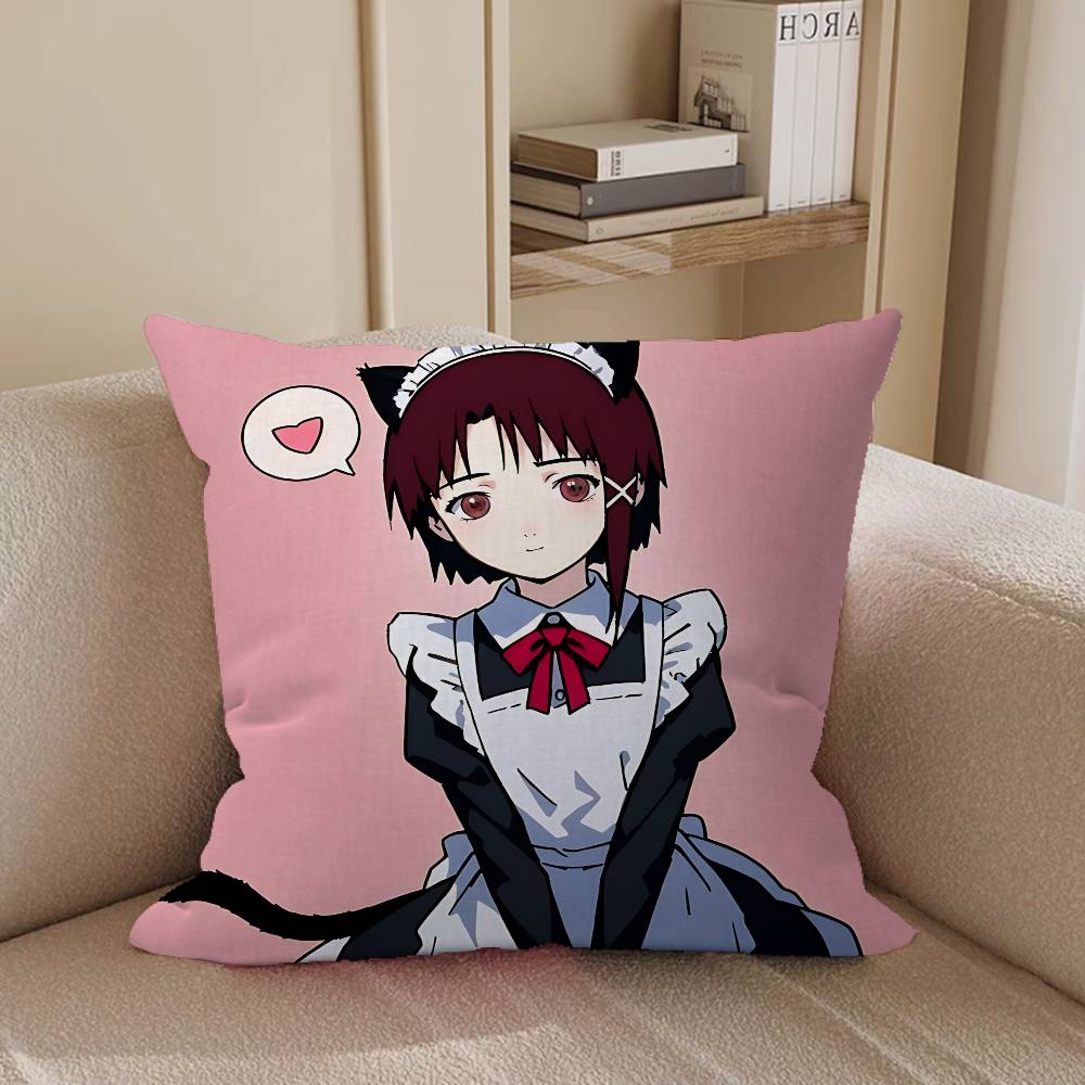 Serial Experiments LainS Maple Design Cushion Cover Happy Autumn Harvest Decor Holiday Decorati Pillow Cover