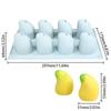 Food Grade Silicone Mango Mousse Cake Mold 15-Cavity French Pastry Mold Baking Mold  Chocolate
