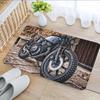 1 шт. Винтажный Мото Коврик для ванной Абсорбирующий коврик Противоскользящий коврик Принадлежности для домашнего декора Ковры Домашний Кухонный коврик для пола