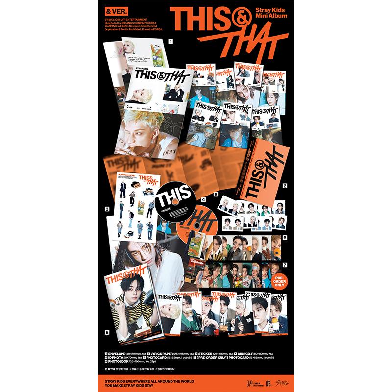 [Предзаказ] Stray Kids - [THIS & THAT] & Ver. (Онлайн-преимущество)
