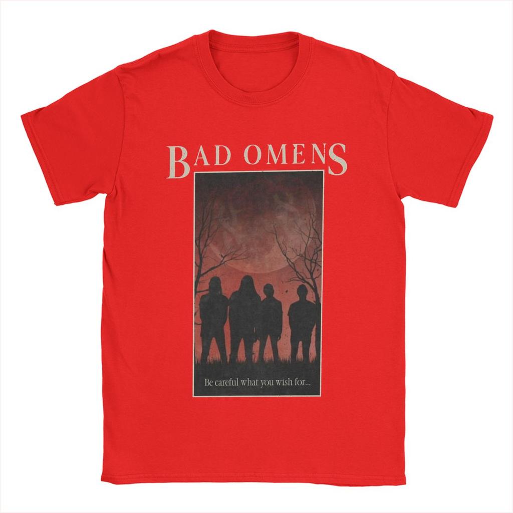 Мужские футболки Bad Omens Винтажная футболка с коротким рукавом и круглым вырезом 100% хлопок Топы на день рождения