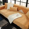 Plush Velvet Sofa Covers Slipcovers Sofa Towel Warm Universal Non-slip Couch Cover for Living Room Decorative Capa De Sofa
