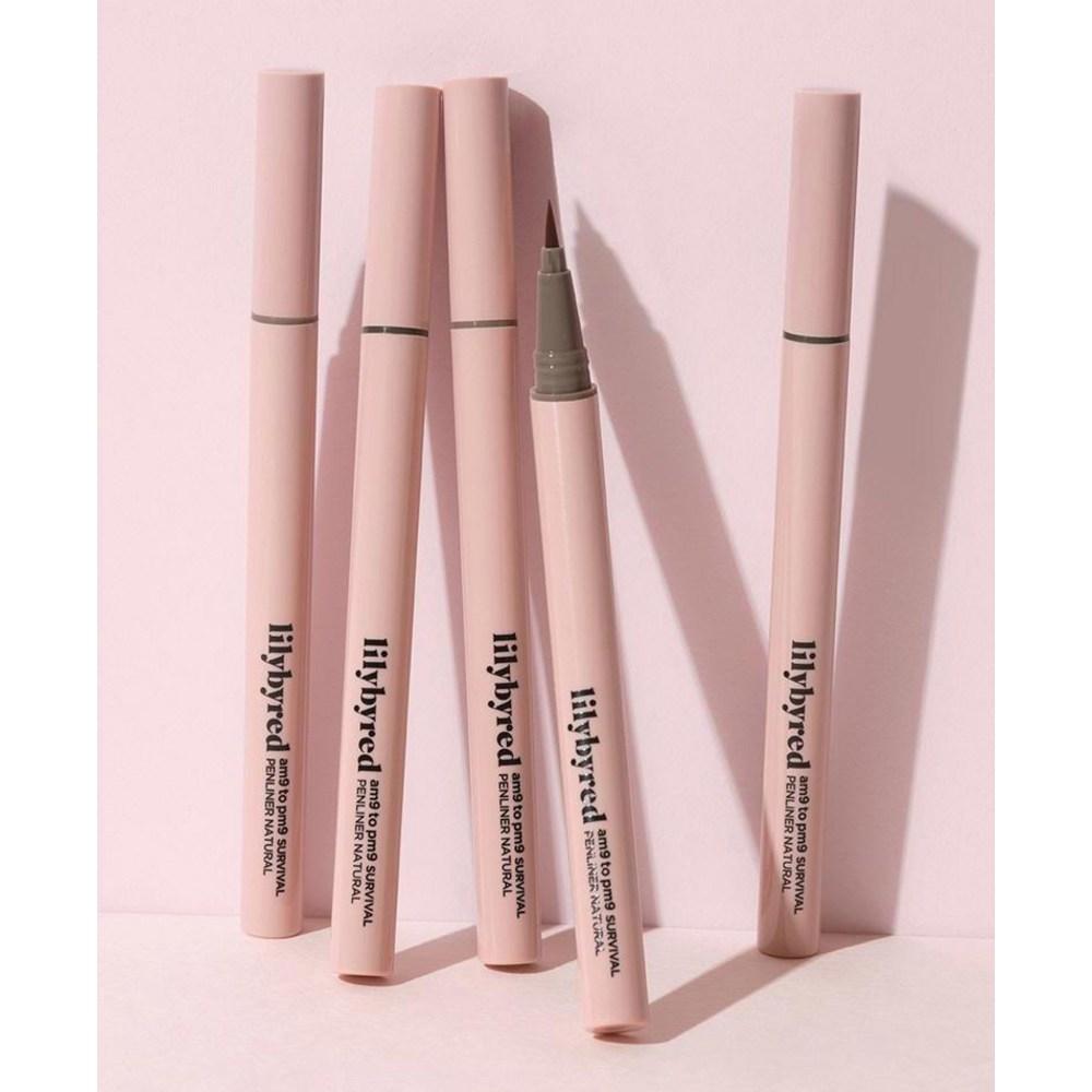 lilybyred Карандаш для выживаний Survival Pen Liner, натуральный, 1 г, 01 Пепельно-черный, 1 шт.