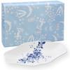 Wedgwood Официальный свадебный подарок Strawberry Bloom Indigo 31 x 17 x Свадебный подарок для невесты и Официально импортированная упаковка Многосекционное блюдо, 4,5 см,