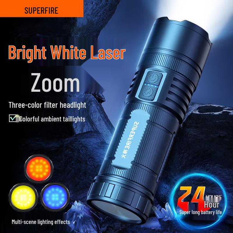SupFire High-Power Rechargeable LED Flashlight