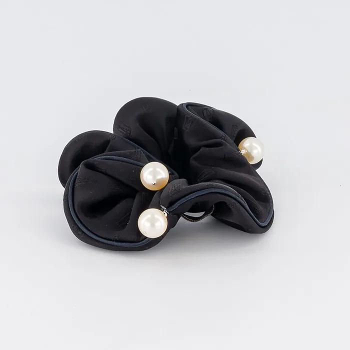 [Alexandre de Paris] Alexandra Scrunchie Black