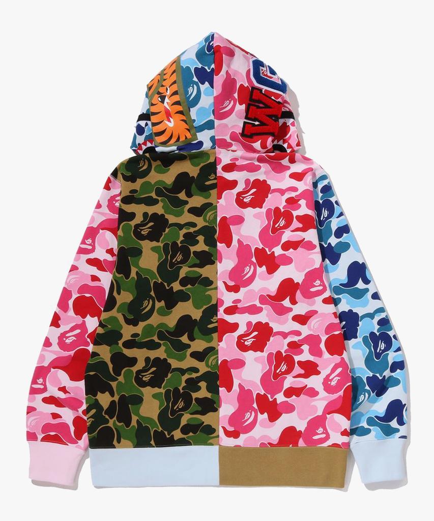 Bape Abc Камуфляж Сумасшедшая Акула Худи на Молнии (M) много