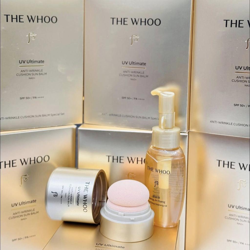 The Whoo UV Ultimate Anti-Wrinkle Cushion Sun Balm Special Set