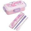 Skater Combi Set Chopsticks 18cm Spoon Set My Melody Kuromi Love Love Sanrio Antibacterial Adult Made In Japan CCS3SAAG-A