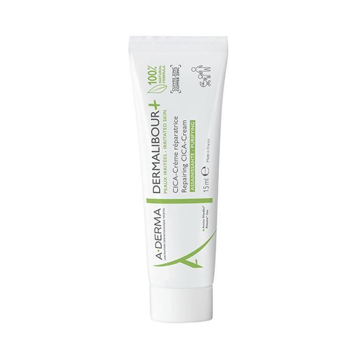 A-Derma Dermalibour+ Cica-Крем Восстанавливающий Очищающий 15мл