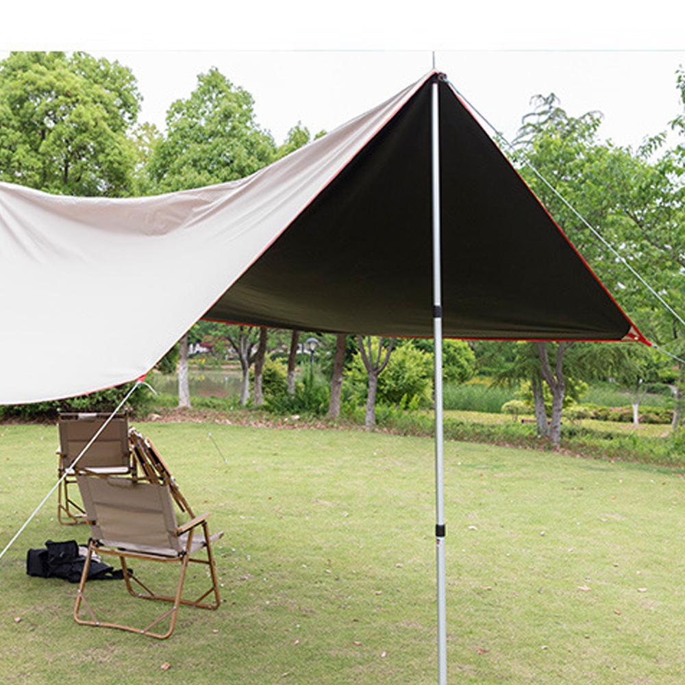 Телескопическая опора для палатки, пляжный приют, тент, утолщенный опорный столб из алюминиевого сплава