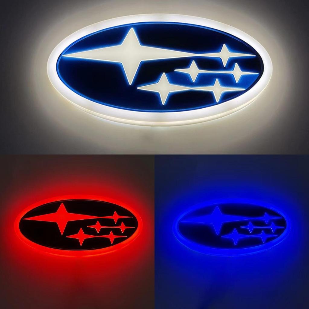 4D Luminous LED Rear Emblem Light for Subaru Forester, Legacy, Impreza, Outback