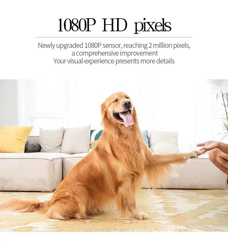 1080P HD WiFi Камера – Беспроводной Удаленный Приватный Режим с Инфракрасным Ночным Видением для Мониторинга Умного Дома