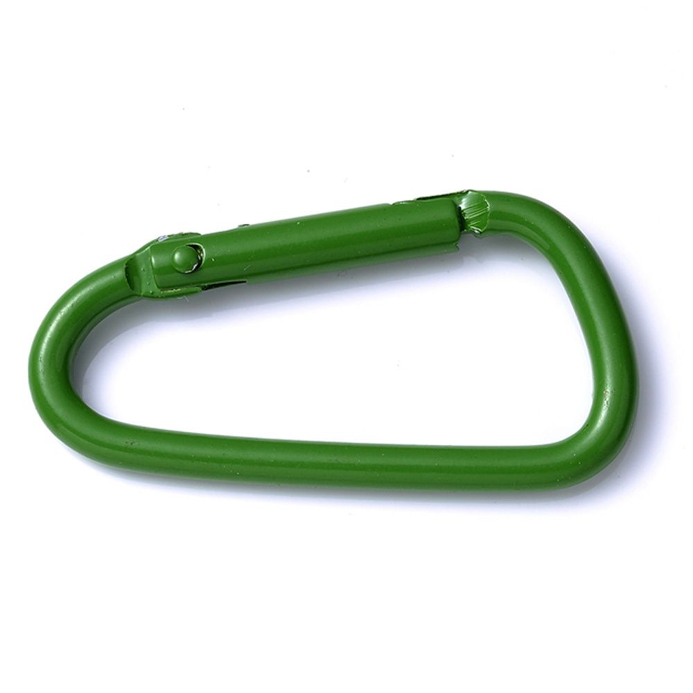 Safety Buckle Camping 45x24mm Making Jewelry Keychain Clip Carabiner Hook Key Ring D Carabiner