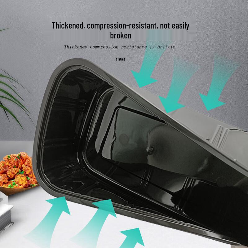 Rectangular Disposable Food Containers with Lids