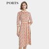 PORTS Women's Resort Style Printed Shirt Dress LP8D177RPT064