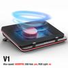 Подставка-охладитель для ноутбука IETS GT500 Серии V2/V1/S2/B0 Охлаждающая подставка 5000 об/мин Внешний кулер для игровых ноутбуков 13", 15” - 17.3"