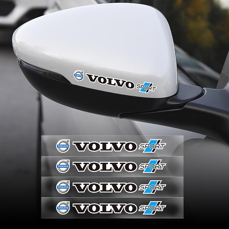 4PCS Car Body Stickers Auto personalized handsome Decal For Volvo Xc60 Xc90 V40 V60 S60 V50 V90 S80 C40 XC40 V70 XC70 C30 C70