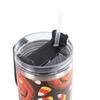 Halloween Series Stainless Steel Vacuum Insulated Tumbler With Handle Straw Portable Cold Hot Drinks